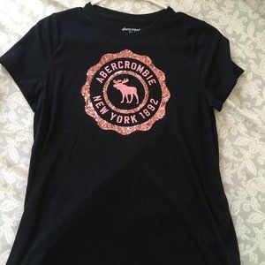 Abercrombie Kids Logo Sequin T-shirt